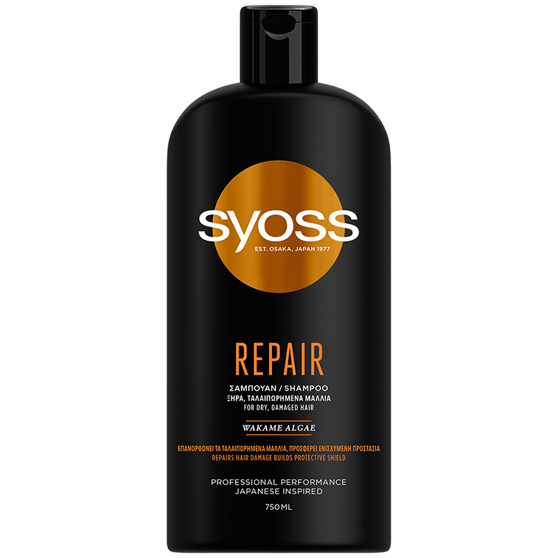 Henkel Beauty Σαμπουάν Repair για Ξηρά/ Ταλαιπωρημένα Μαλλιά Syoss (750ml)