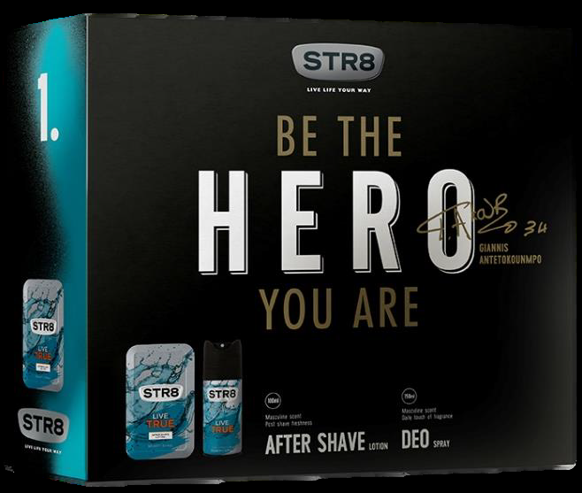 Live True After Shave Lotion 100ml +Αποσμητικό 150ml STR8