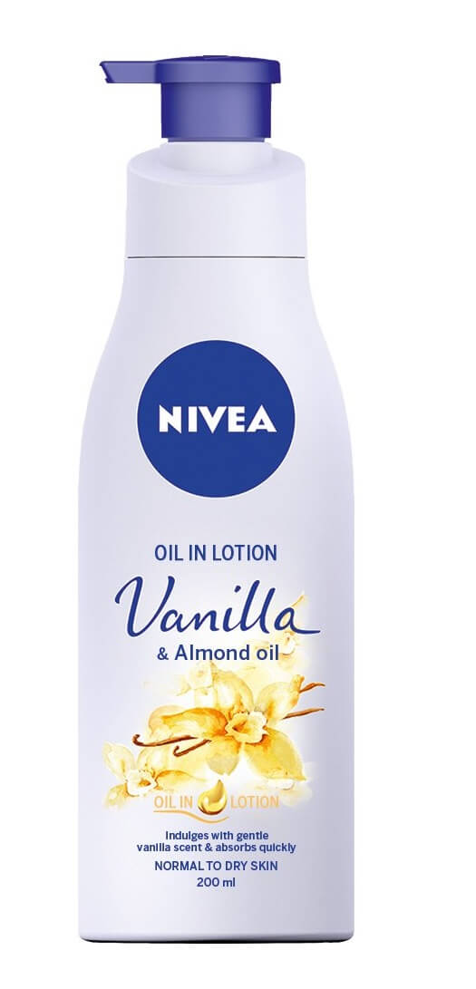 Λοσιόν Σώματος με Αντλία Vanilla & Almond Oil Nivea (200 ml)