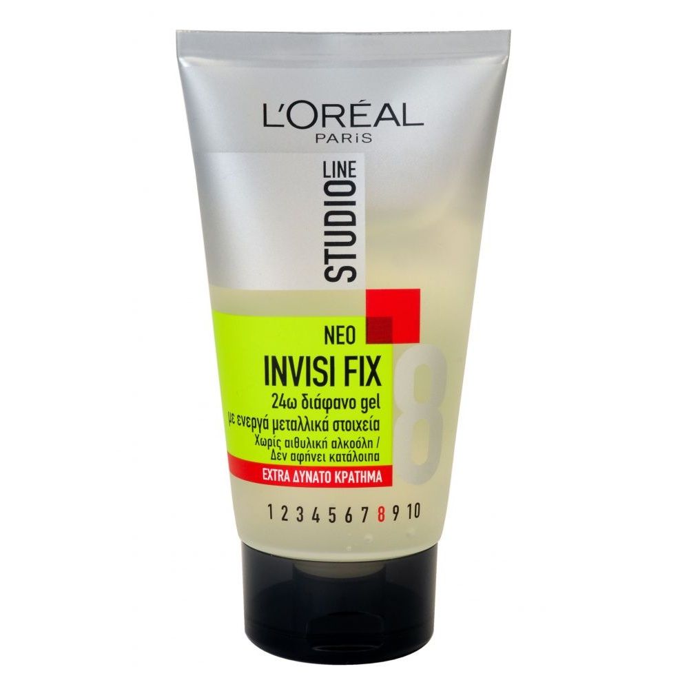 Gel Μαλλιών για Extra Δυνατό Κράτημα Invisi Fix Studio Line L’Oreal (150 ml)