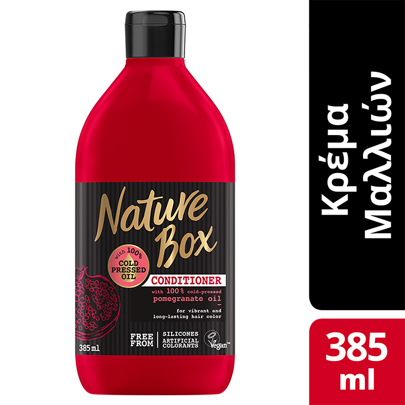 Κρέμα για Βαμμένα Μαλλιά με Έλαιο Ροδιού Nature Box (385 ml)
