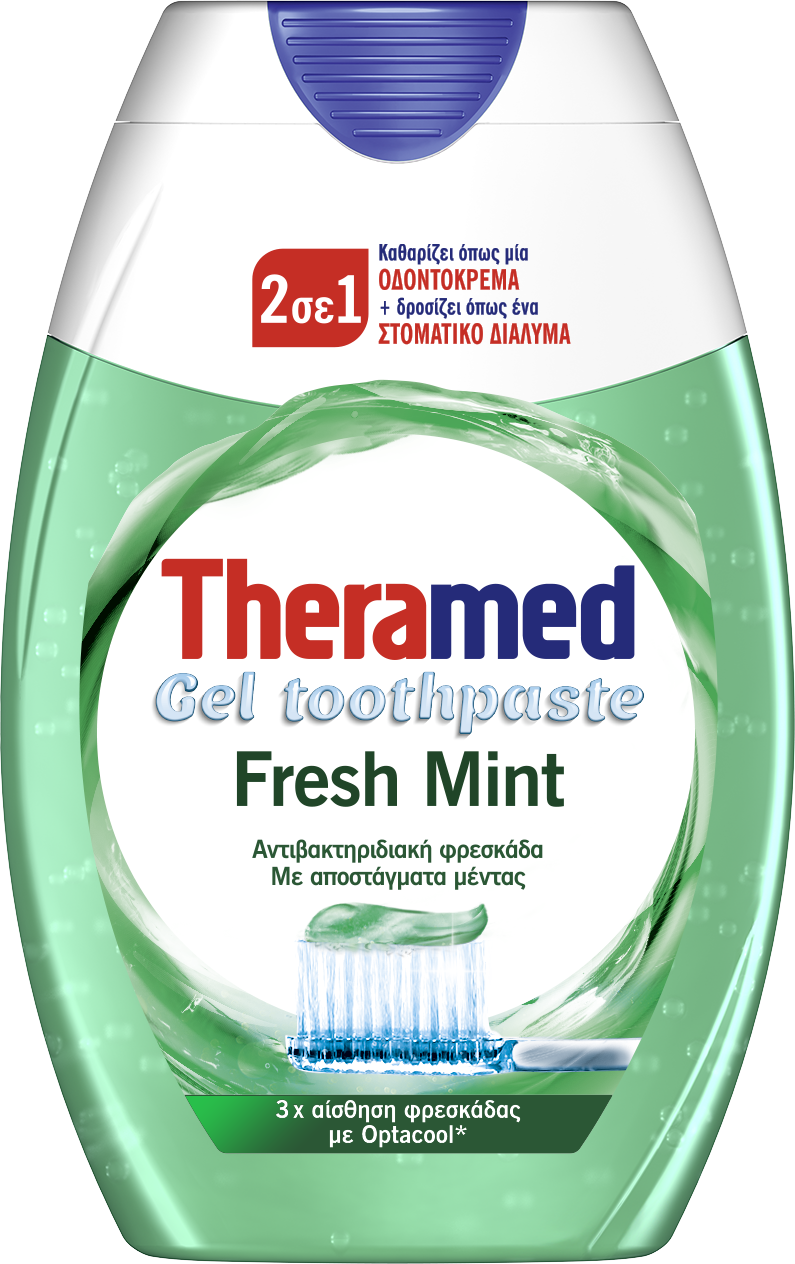 Henkel Beauty Οδοντόκρεμα & Στοματικό Διάλυμα 2 σε1 Fresh Mint Theramed (75ml)