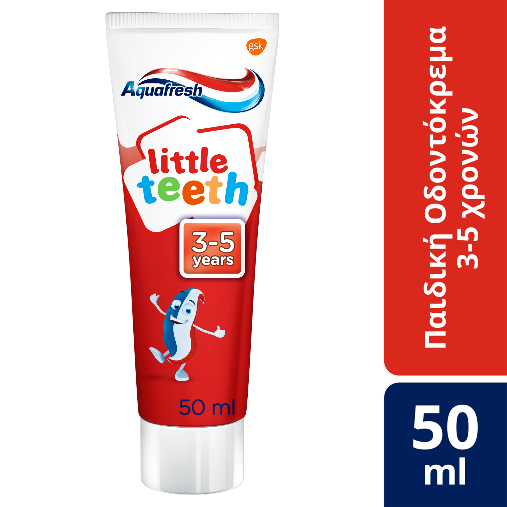 Παιδική Οδοντόκρεμα Little Teeth 1-5 ετών Aquafresh (50ml)