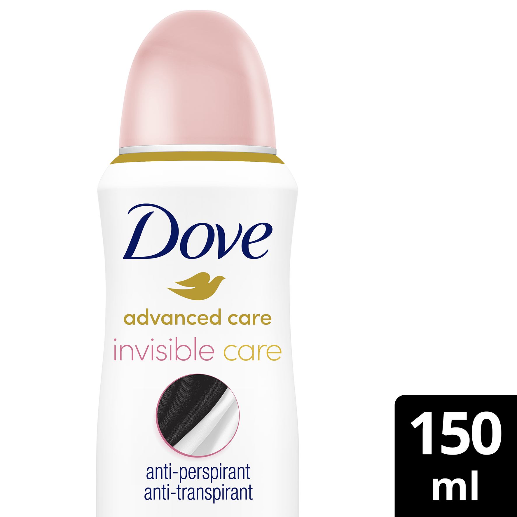 Ελαϊς-Unilever Hellas Α.Ε. Αποσμητικό Spray Advanced Invisible Dove (2x150 ml) 1+1 δώρο
