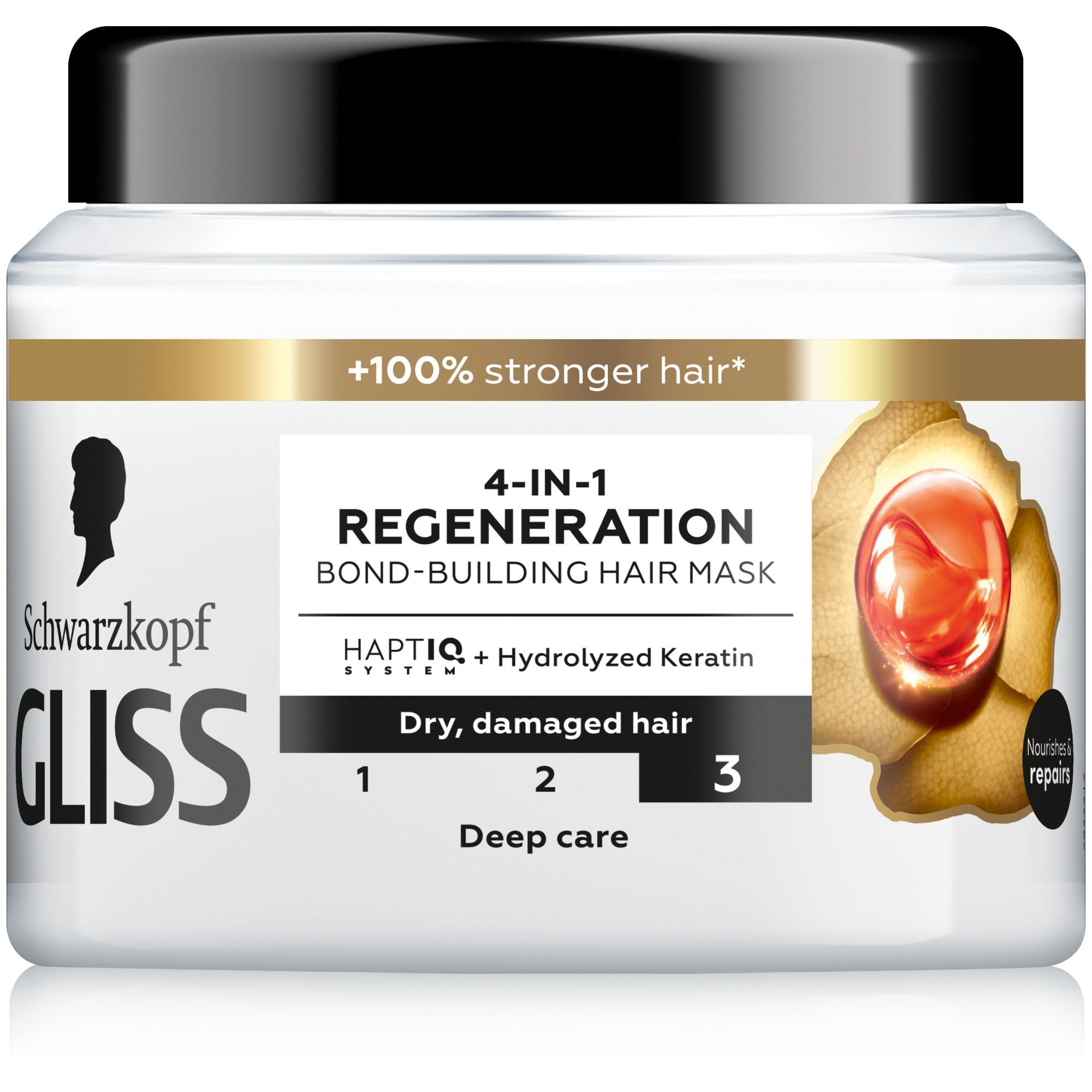 Henkel Beauty Μάσκα Μαλλιών Bond-Building 4in1 Regeneration Gliss (400ml)
