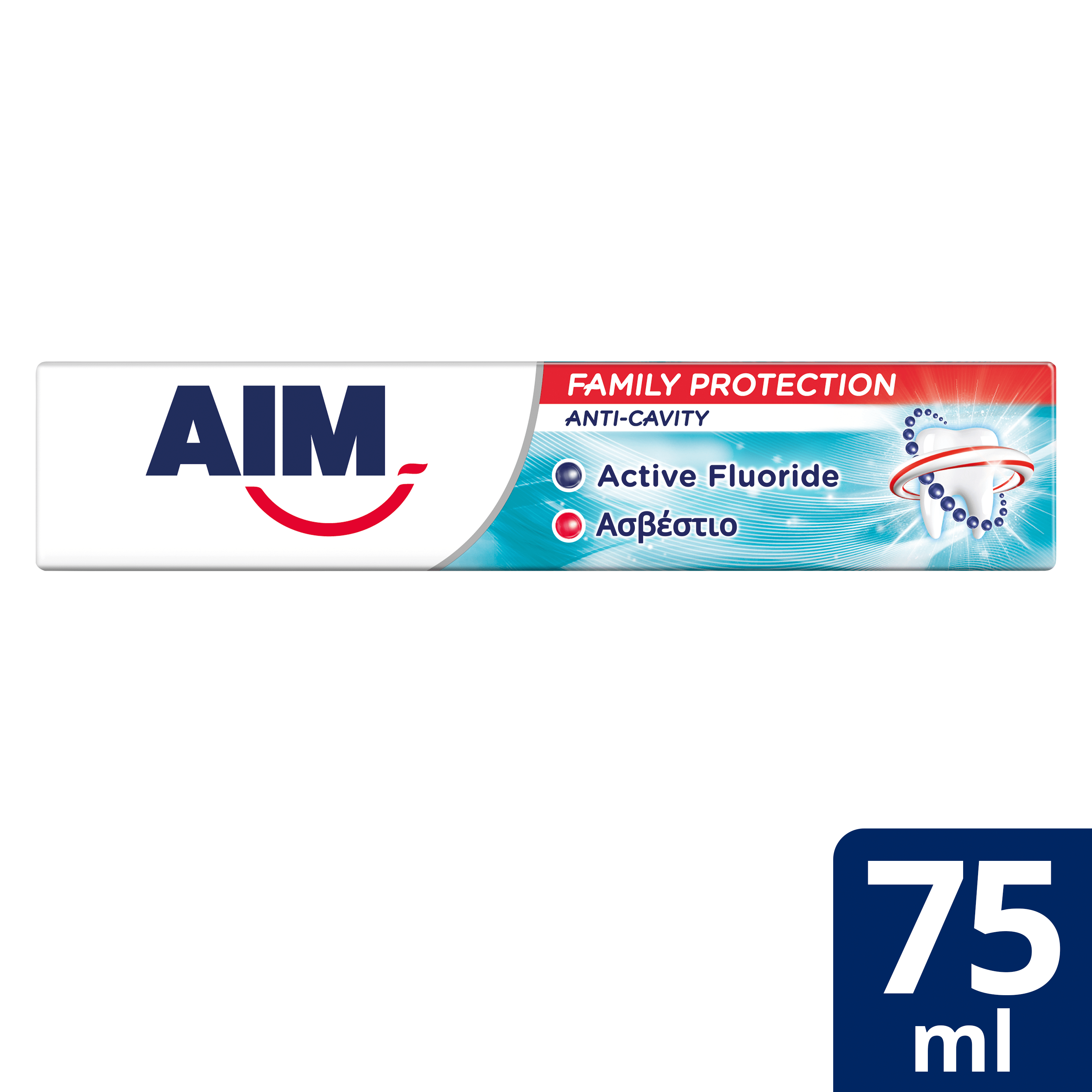 Οδοντόκρεμα Family Protection Anti-Cavity Aim (75 ml)