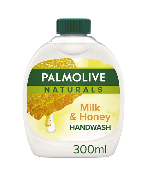 Ανταλλακτικό Υγρό Κρεμοσάπουνο Naturals Μέλι & Γάλα Palmolive (300 ml)