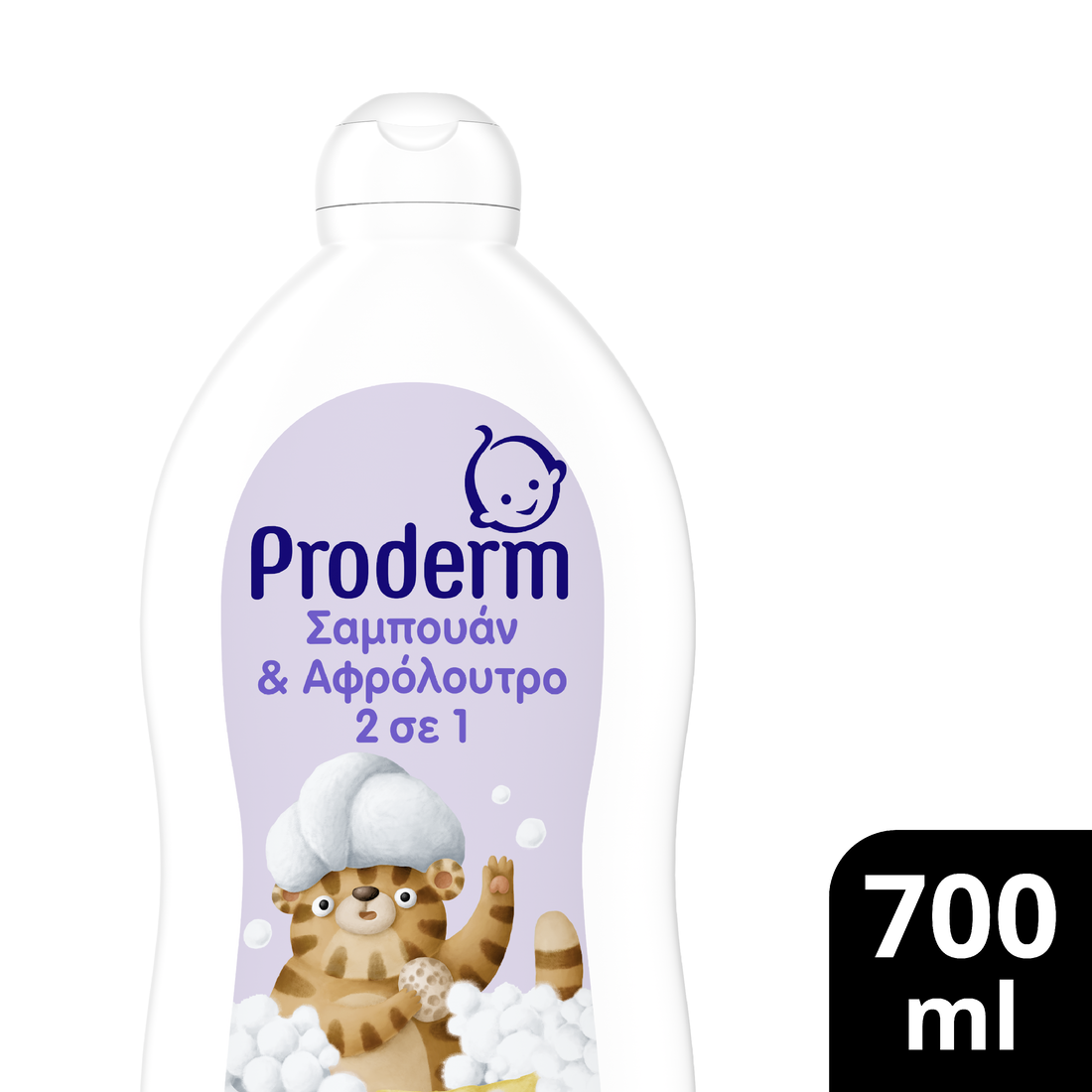 ΠΑΠΑΕΛΛΗΝΑΣ Σαμπουάν & Αφρόλουτρο Sleep Easy (3+ ετών) Proderm (700ml)