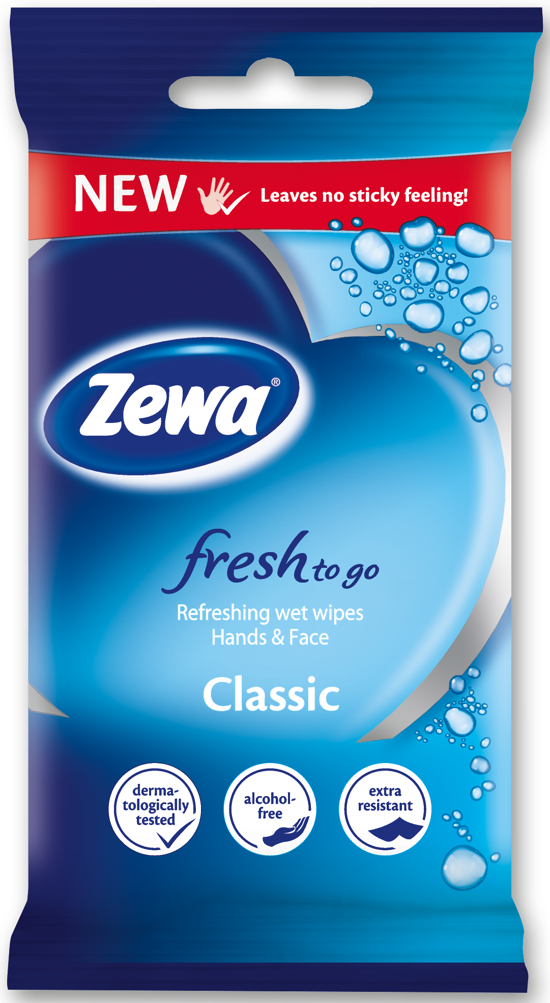 Υγρά Μαντηλάκια Χεριών Fresh on the Go Zewa (10τεμ)