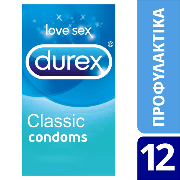 Προφυλακτικά Classic Durex 12 τεμάχια