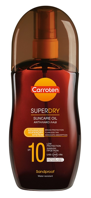 Αντηλιακό Λάδι Μαυρίσματος σε Spray Carroten SUPERDRY SPF10 (125ml)
