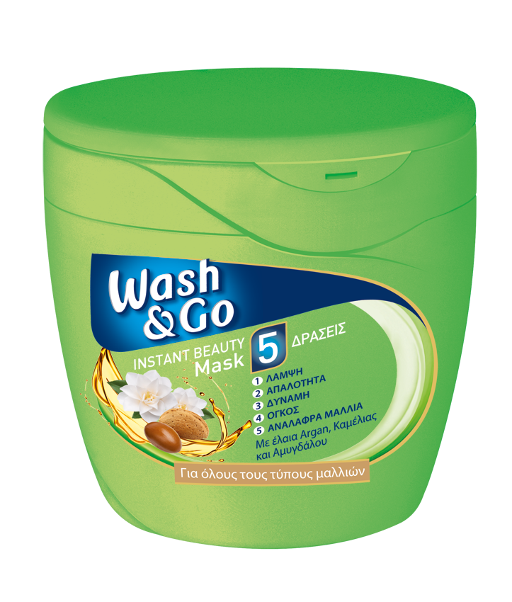 Μάσκα για όλους τους τύπους Μαλλιών Wash & Go (300 ml)