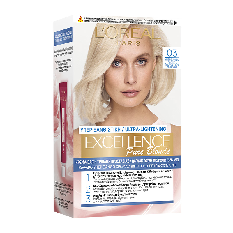Βαφή Μαλλιών Excellence Creme No.3 Υπερ Ξανθό Σαντρέ L’Oreal (48ml)
