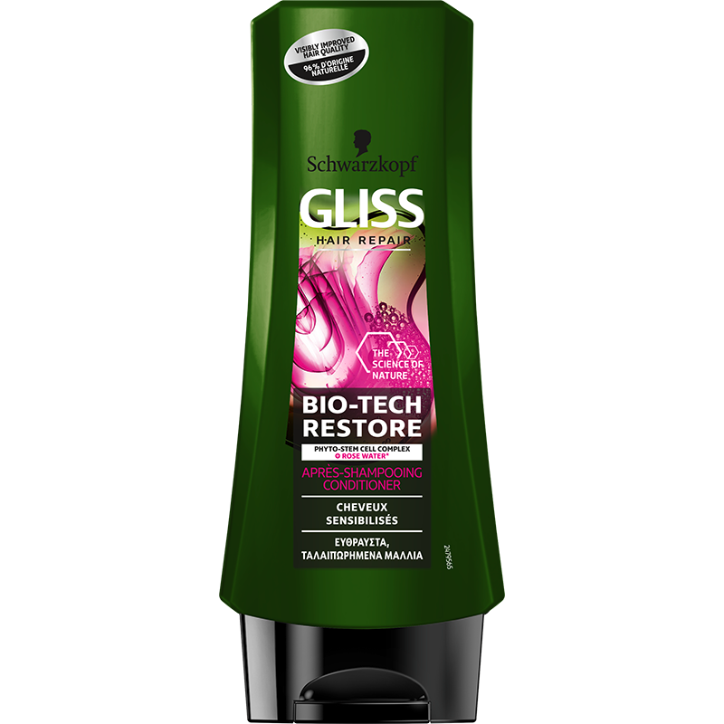 Κρέμα Μαλλιών Bio-Tech Restore για Εύθραστα και Ταλαιπωρημένα Μαλλιά Gliss (200ml) Κρέμα Μαλλιών Bio-Tech Restore για Εύθραστα και Ταλαιπωρημένα Μαλλιά Gliss (200ml)