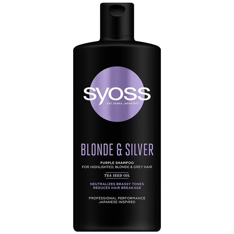 Σαμπουάν Blonde & Silver για Ξανθά, Λευκά ή με Ανταύγειες Μαλλιά Syoss (440ml)