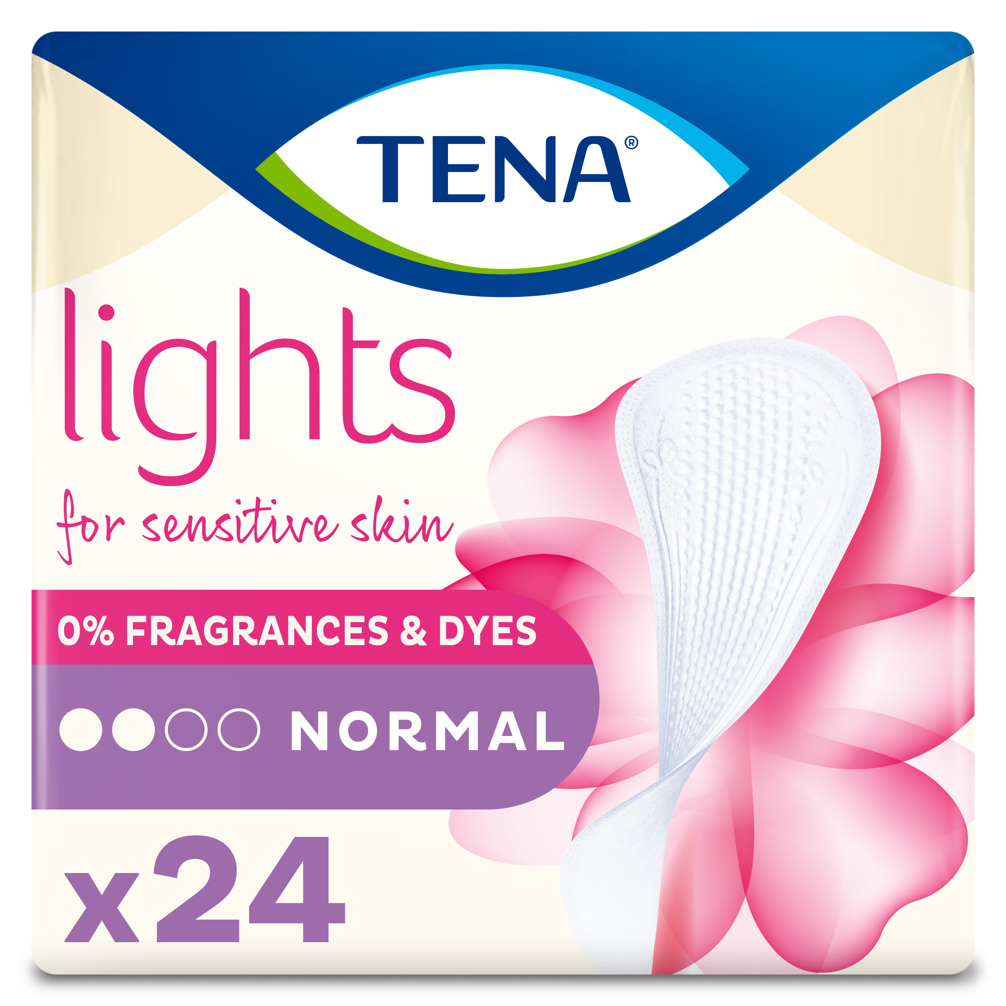 Σερβιετάκια Ελαφράς Ακράτειας Lights Normal Tena (24τεμ)