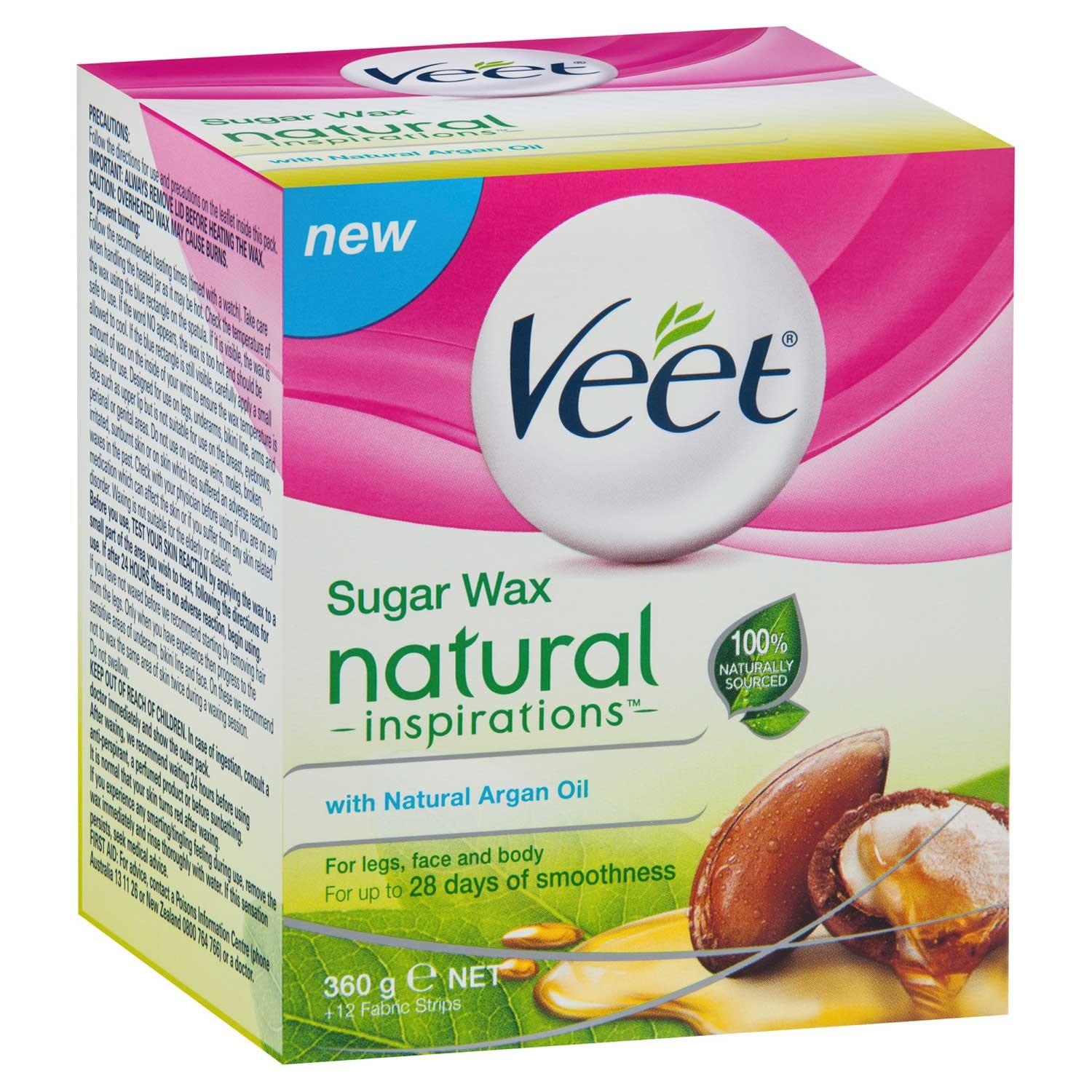 Βαζάκι με Αποτριχωτικό Κερί με Argan Oil Veet (250 ml)