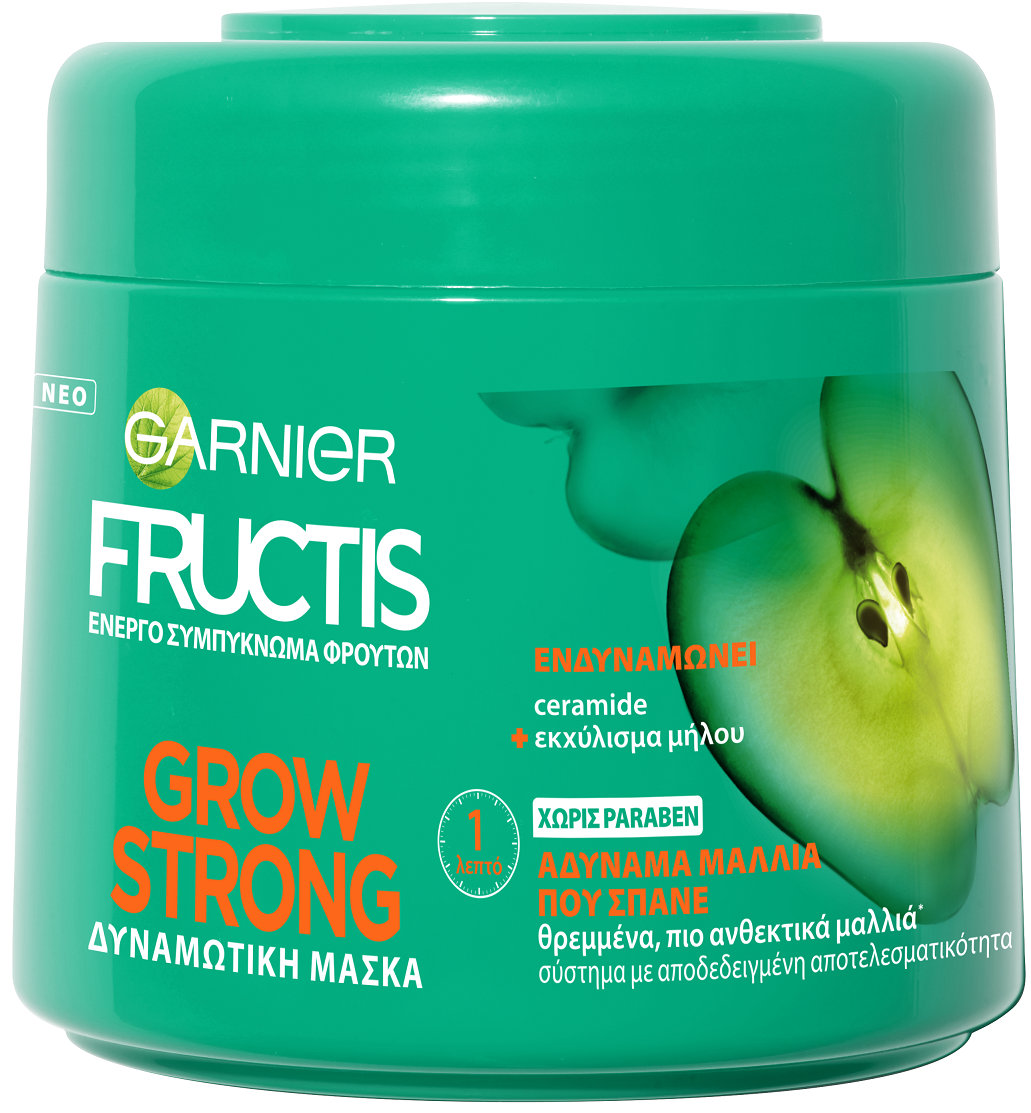 Μάσκα Μαλλιών Grow Strong Fructis Garnier (300ml)