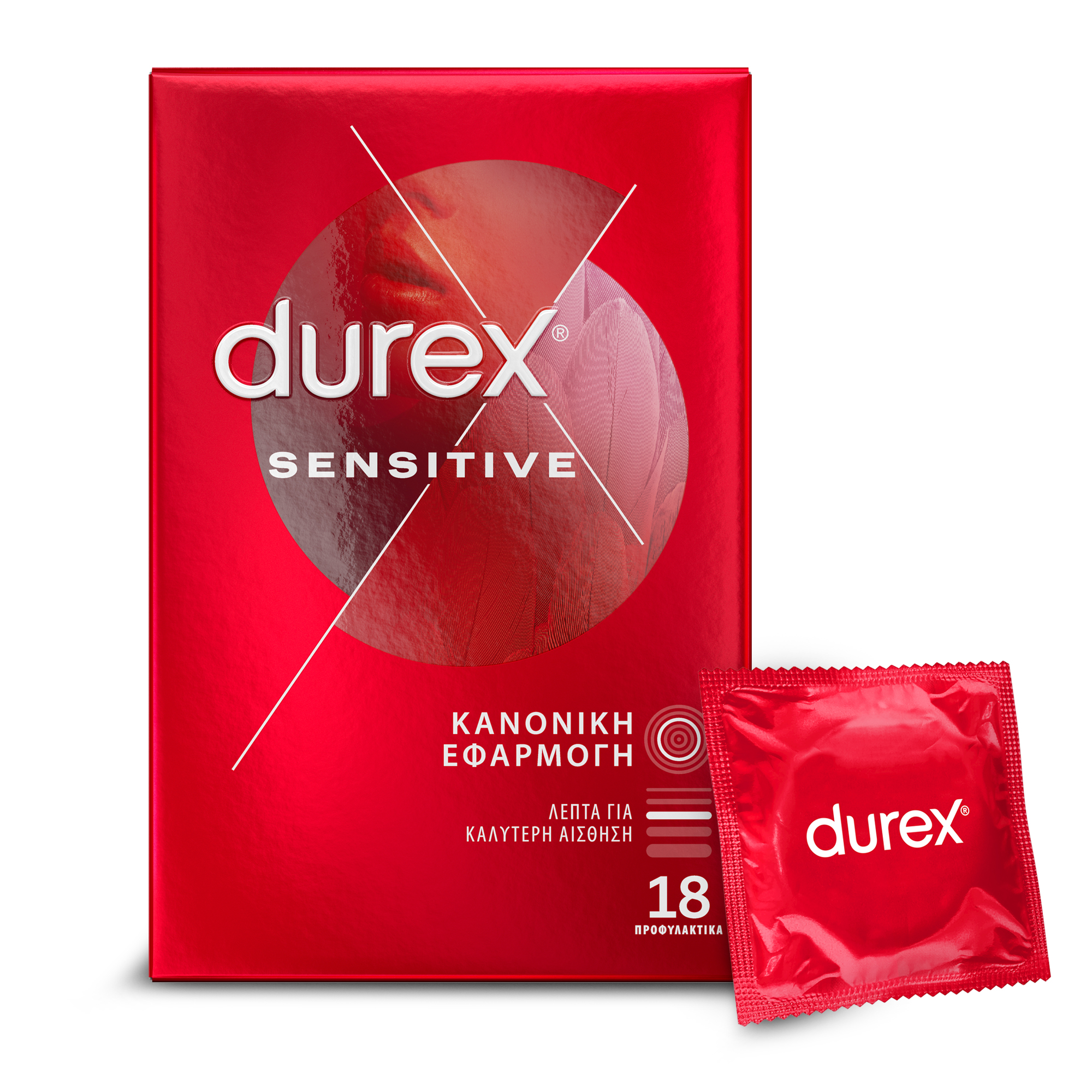 Προφυλακτικά Πολύ Λεπτά Sensitive Durex 18 τεμάχια