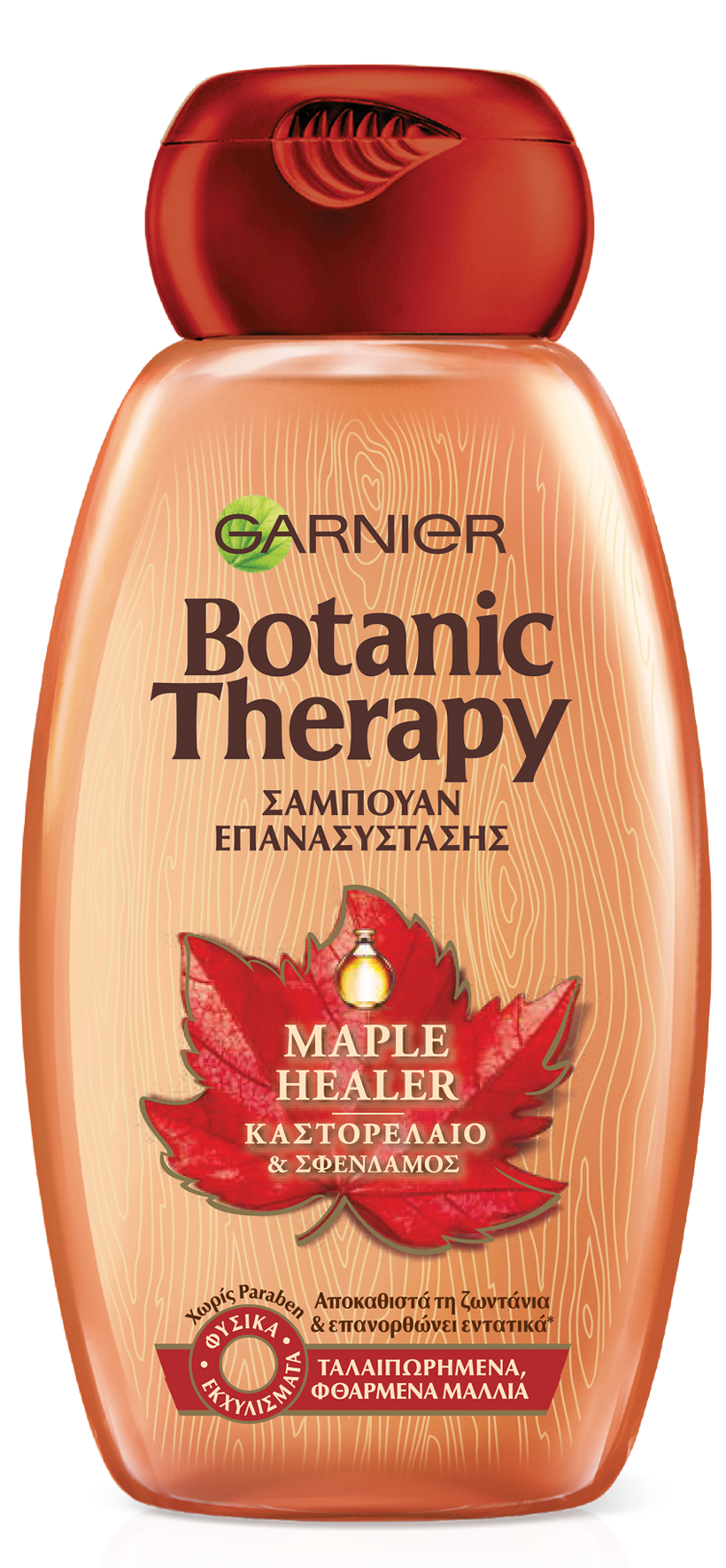 Σαμπουάν Επανασύστασης Maple Healer Botanic Therapy Garnier (2x400ml) 1+1 Δώρο