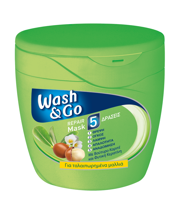 Μάσκα για ταλαιπωρημένα μαλλιά Wash & Go (300 ml)