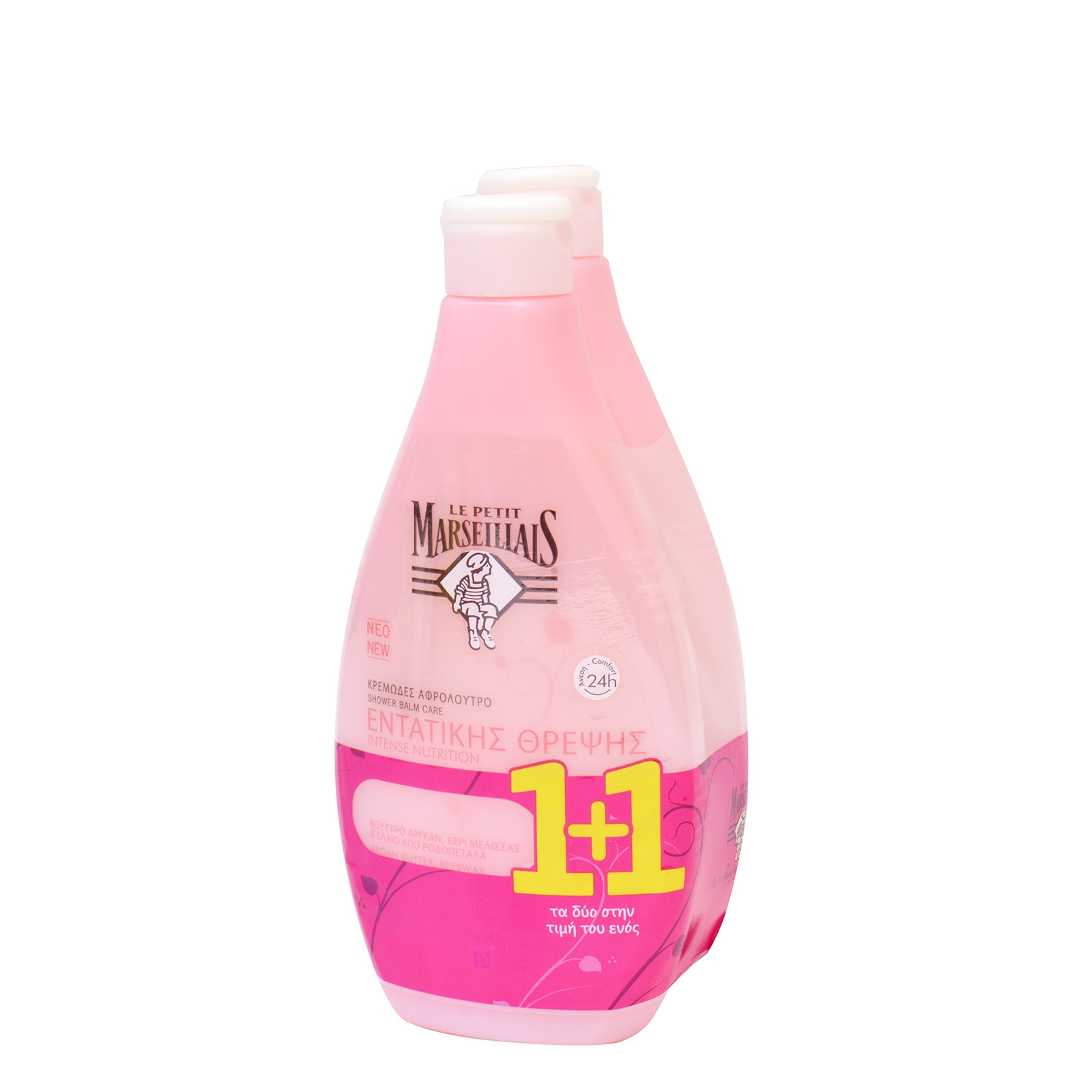 Αφρόλουτρο Rose Oil Le Petit Marseillais (400 ml) 1+1Δώρο