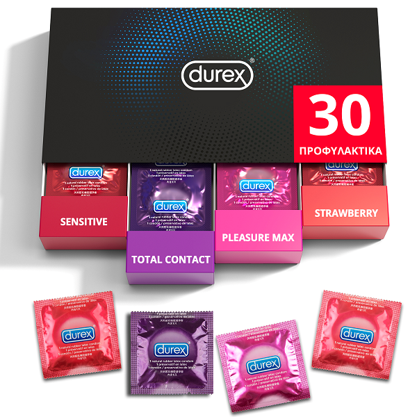 Προφυλακτικά σε Premium κασετίνα 30 τεμαχίων Durex (1 τεμ)