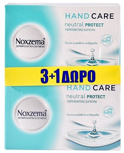 Σαπούνι Neutral Protect Noxzema (4x100g) 3+1 Δώρο