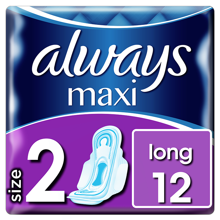 Σερβιέτες με Φτερά Maxi Long Plus (Μέγεθος 2) Always (2×12τεμ) 1+1 Δώρο