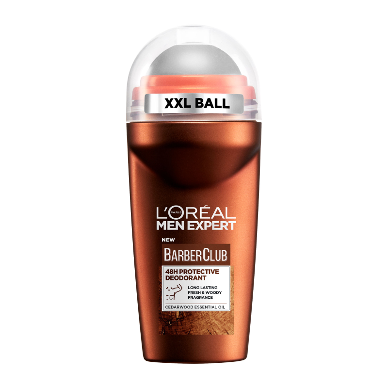 L'Oreal Αποσμητικό Roll-On για 48ωρη δράση προστασία ενάντια στον ιδρώτα με άρωμα Κέδρου L'Oreal Men Expert (50ml)
