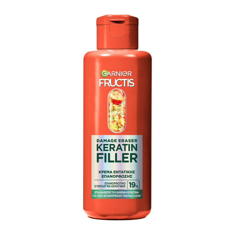 L'Oreal Κρέμα Μαλλιών Εντατικής Επανόρθωσης Keratin Filler Fructis (200ml)