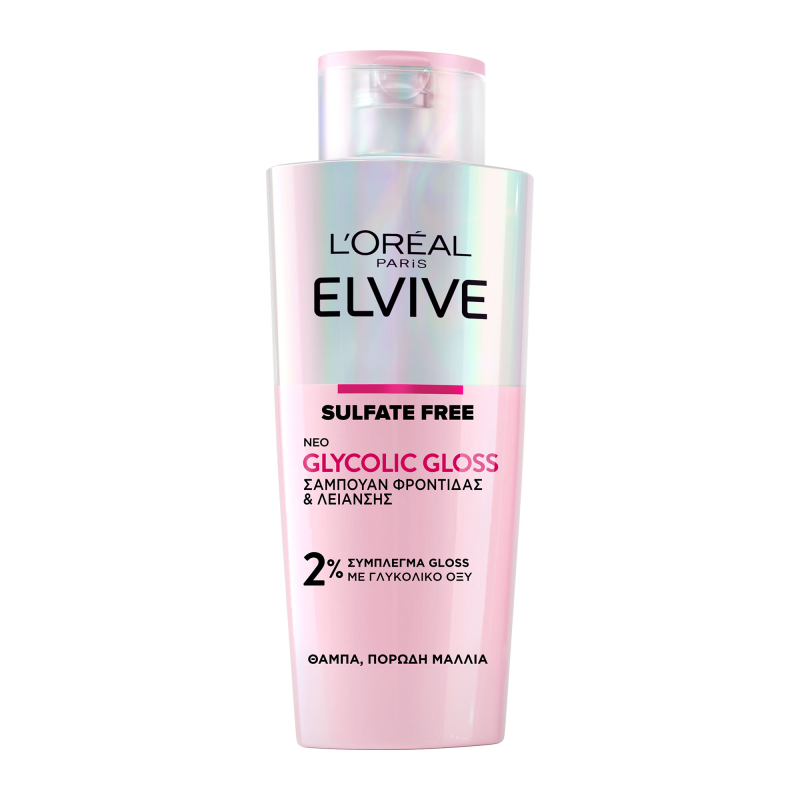 L'Oreal Σαμπουάν Glycolic Gloss Φροντίδας και Λάμψης Elvive L'oreal (200ml)