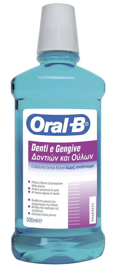 Στοματικό Διάλυμα Δοντιών & Ούλων Oral B (500 ml)