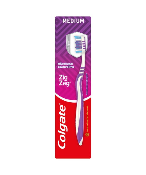 Colgate-Palmolive Οδοντόβουρτσα Zig Zag Μέτρια Colgate (1τεμ)