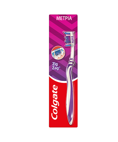 Οδοντόβουρτσα Zig Zag Μέτρια Colgate (1τεμ)