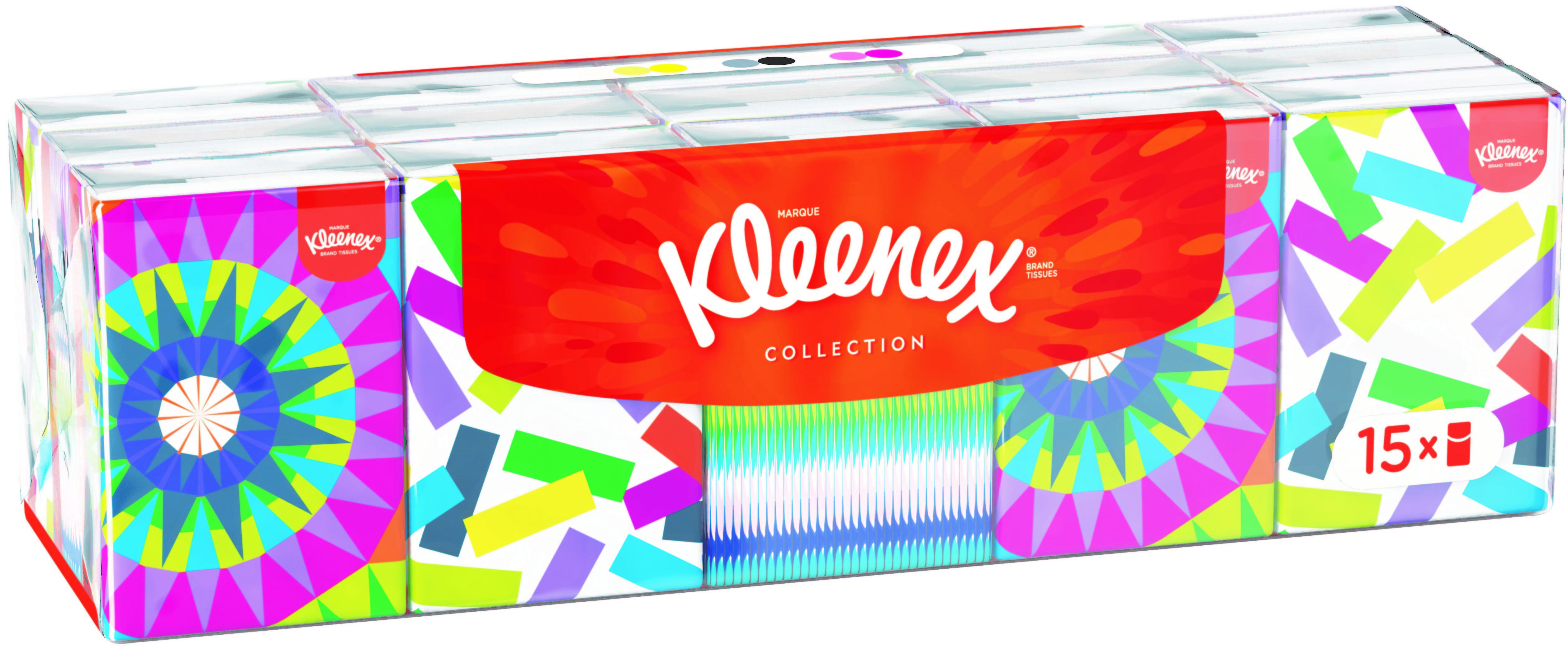 Χαρτομάντηλα τσέπης Collection Mini Kleenex (235 g/15 πακέτα) Χαρτομάντηλα τσέπης Collection Mini Kleenex (235 g/15 πακέτα)