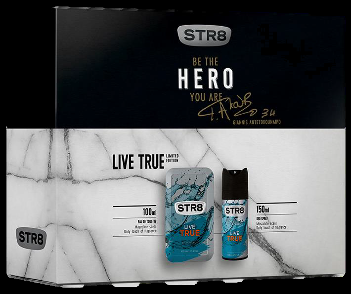 Live True Eau De Toilette 100ML +Αποσμητικό 150ml STR8