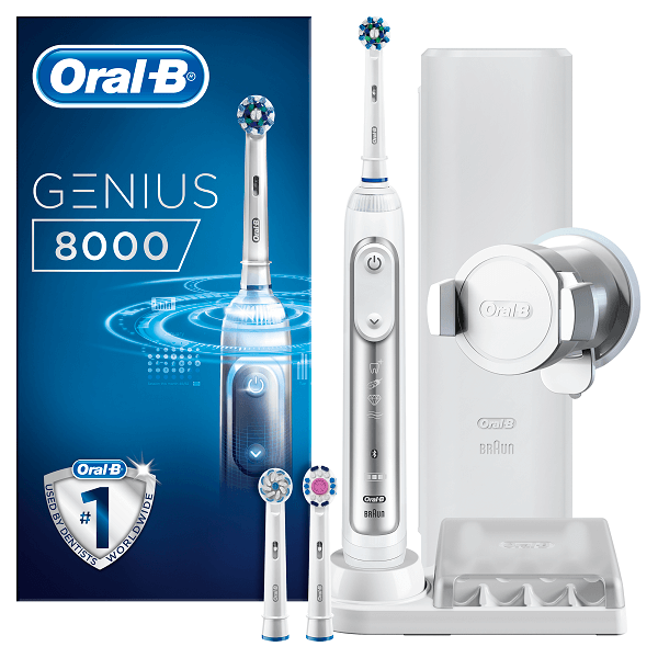 Ηλεκτρική Οδοντόβουρτσα Genius 8000 από την BraunB Oral-B (1 τεμ)