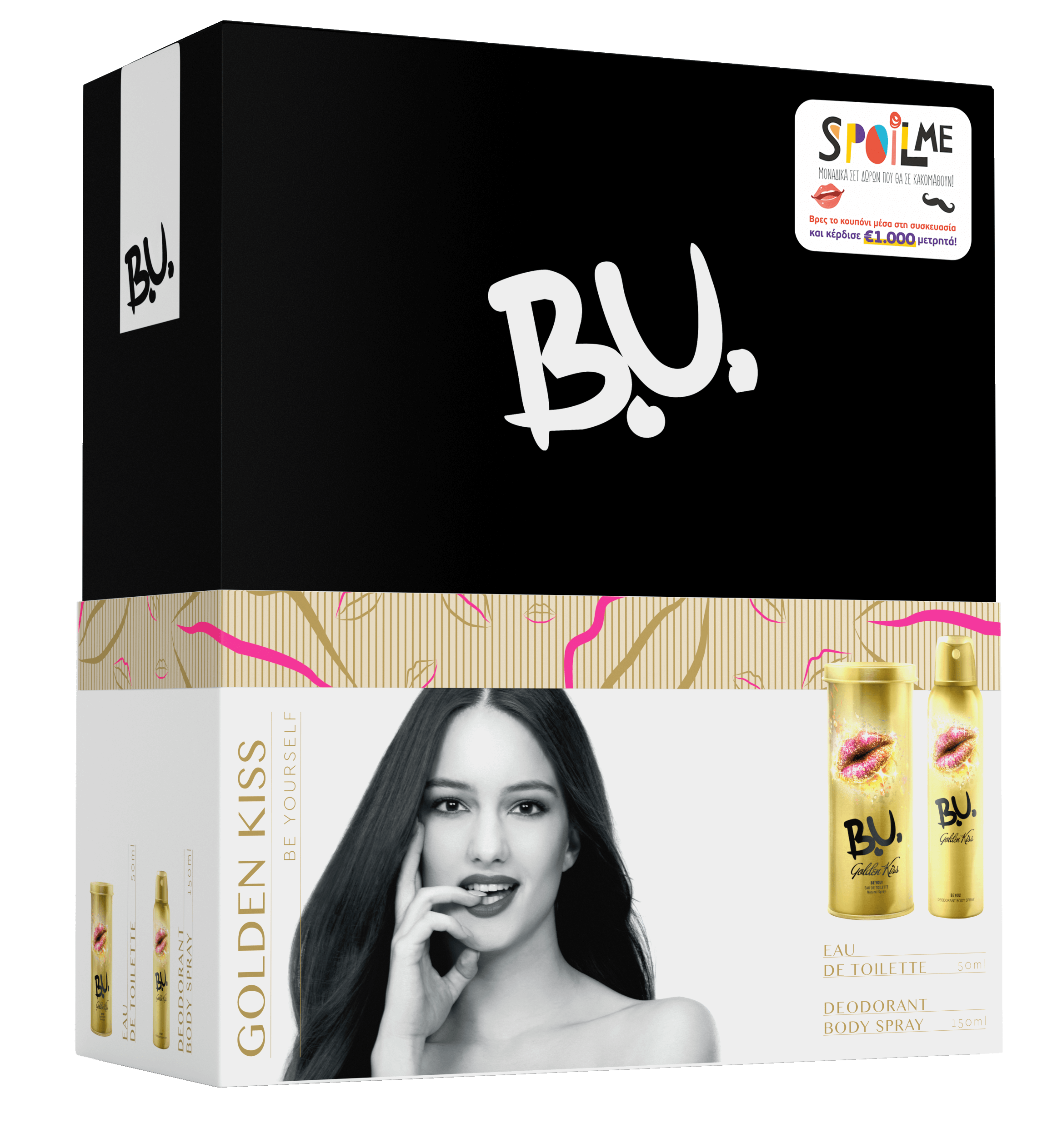 Eau De Toilette 50ml + Body Spray 150ml Golden Kiss BU