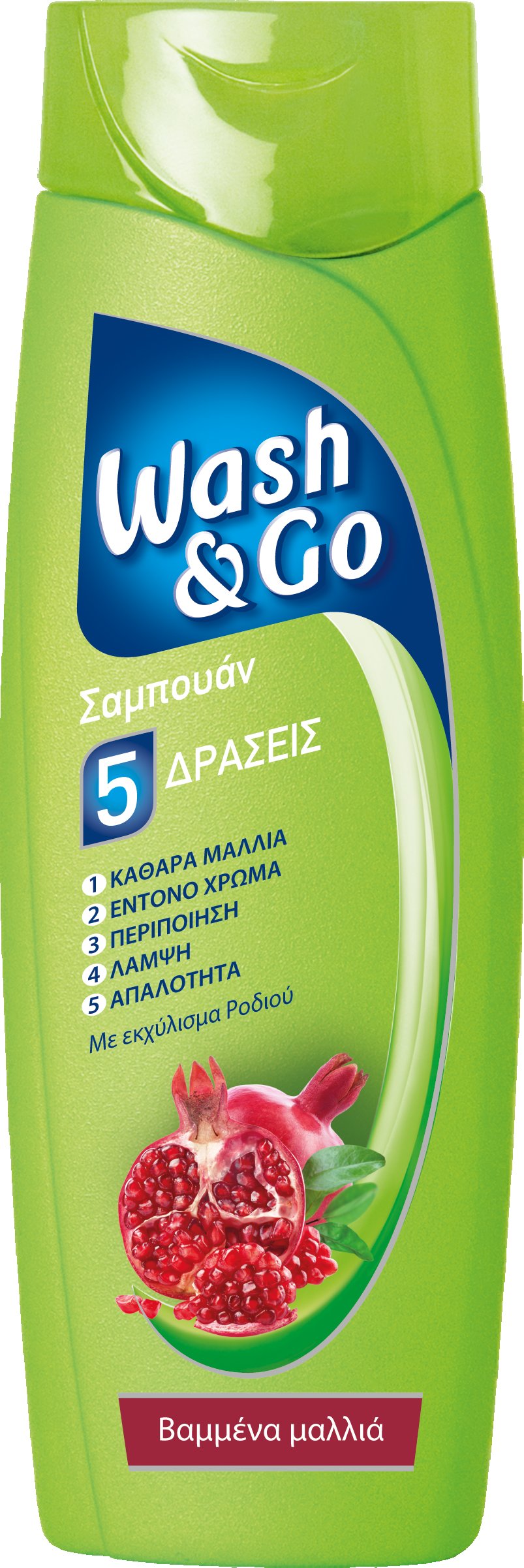 Σαμπουάν για Βαμμένα Μαλλιά Με Εκχύλισμα Ροδιού Wash & Go (400 ml)