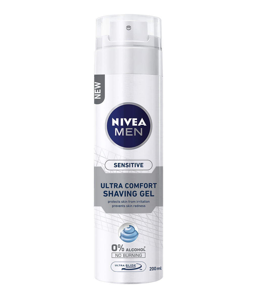Gel Ξυρίσματος Sensitive Ultra Comfort Nivea Men (200 ml)