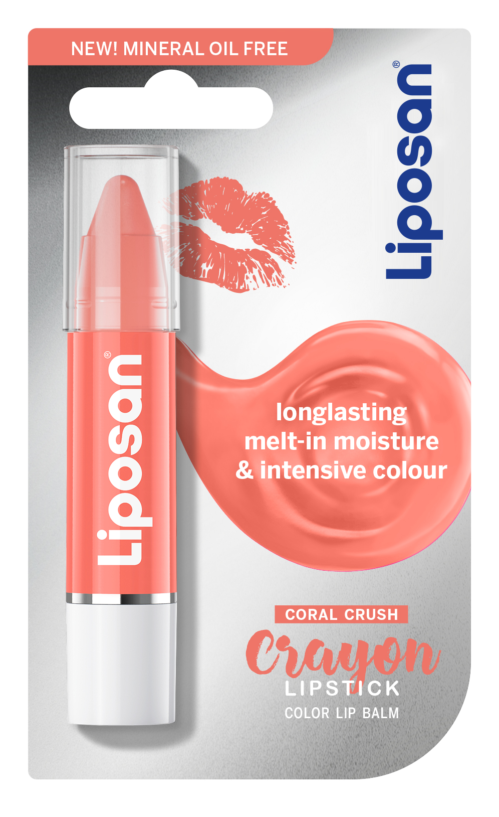 Crayon Lipstick Coral Liposan (3 g)