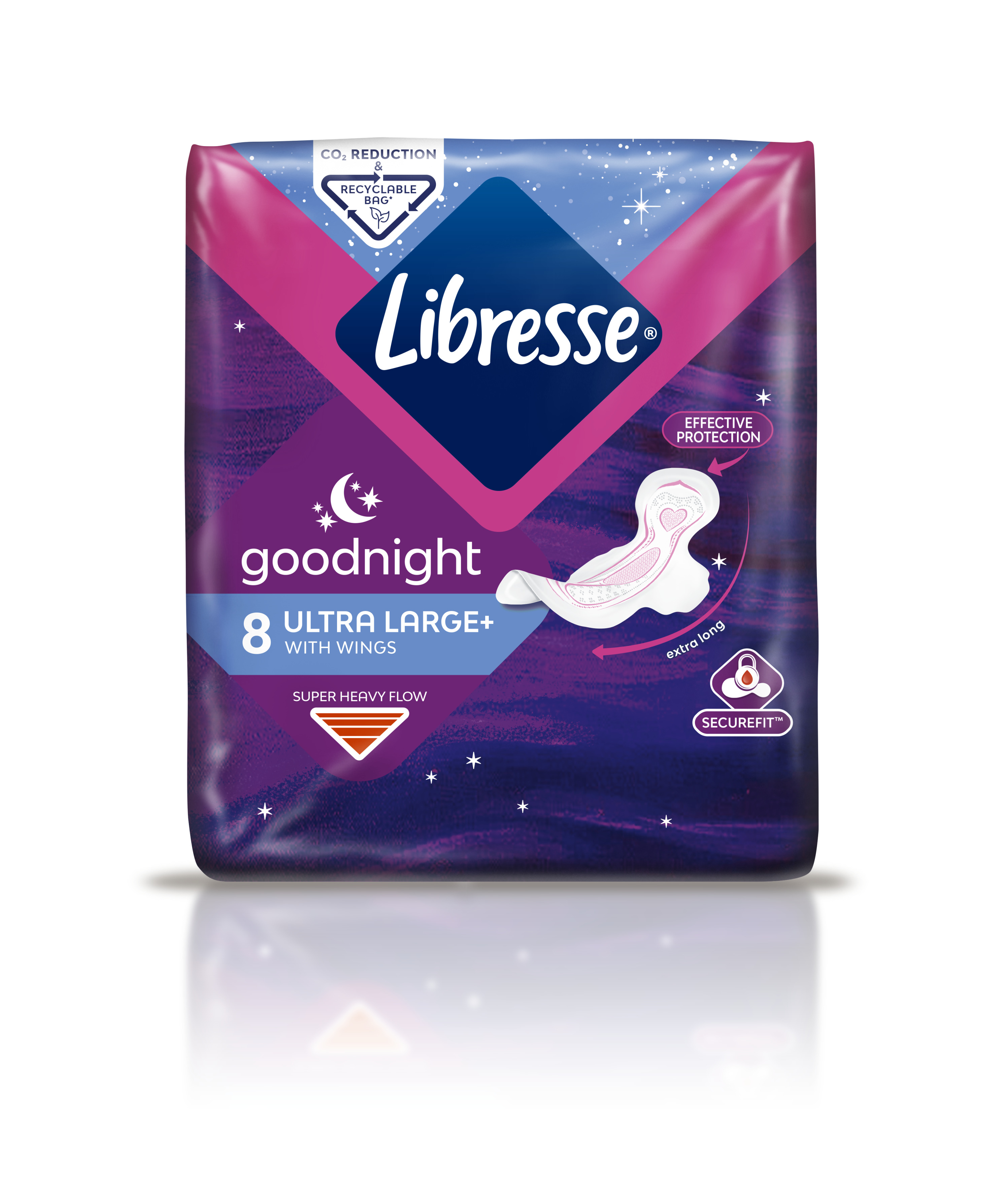 Σερβιέτες Ultra Night extra wing Libresse (8 τεμ)