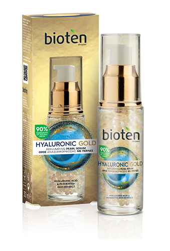 Ορός Αναδιαμόρφωσης με Πέρλες Hyaluronic Gold Bioten (30ml)