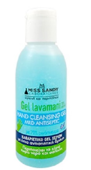 Αντισυπτικό Τζελ Χεριών Miss Sandy (80ml)