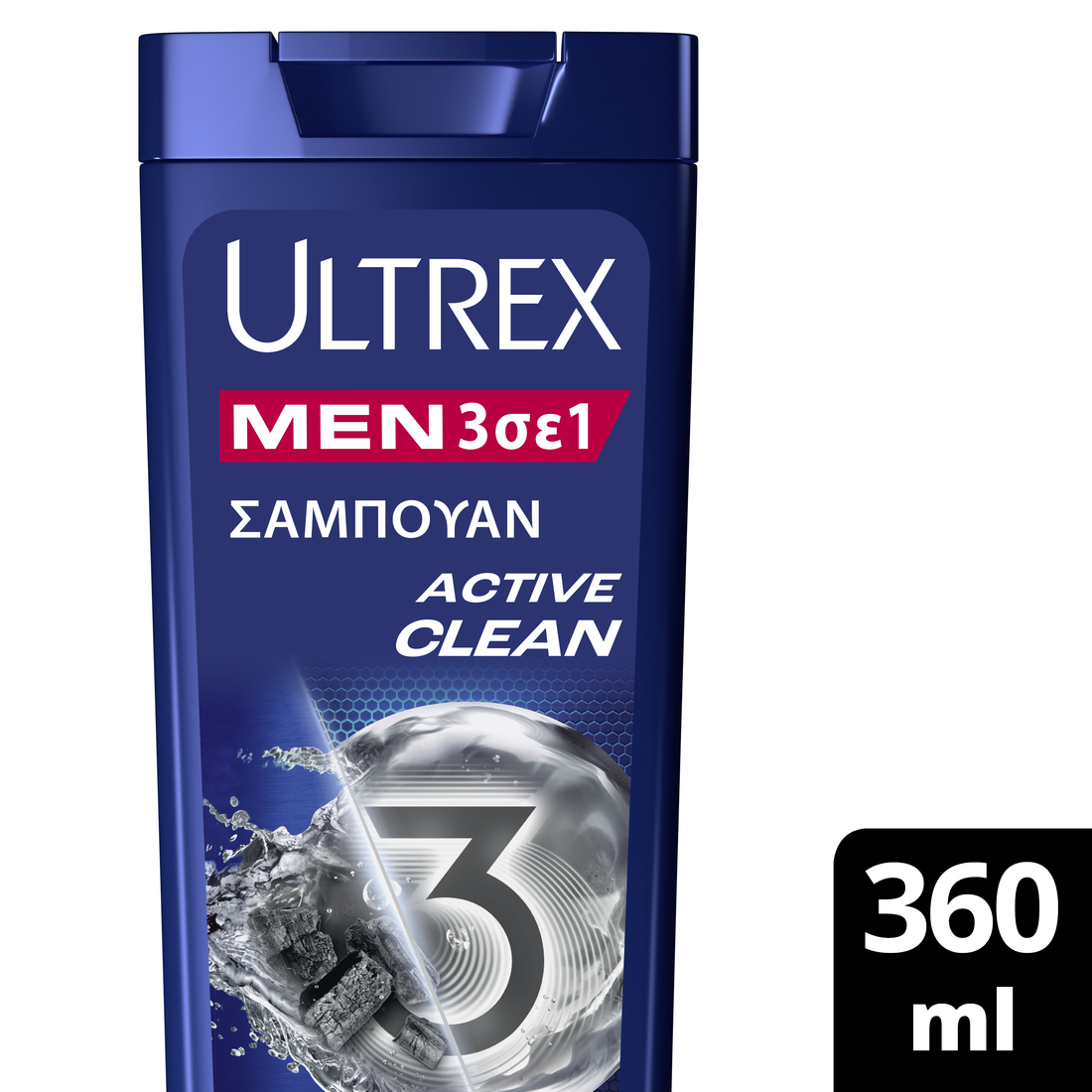 Ελαϊς-Unilever Hellas Α.Ε. Σαμπουάν Action Clean 3 in 1 Ultrex (360ml)