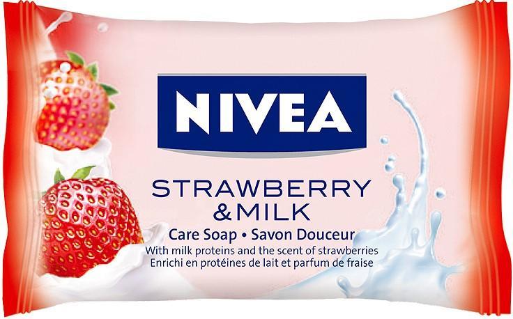 Σαπούνι Strawberry & Milk Nivea (90 g)