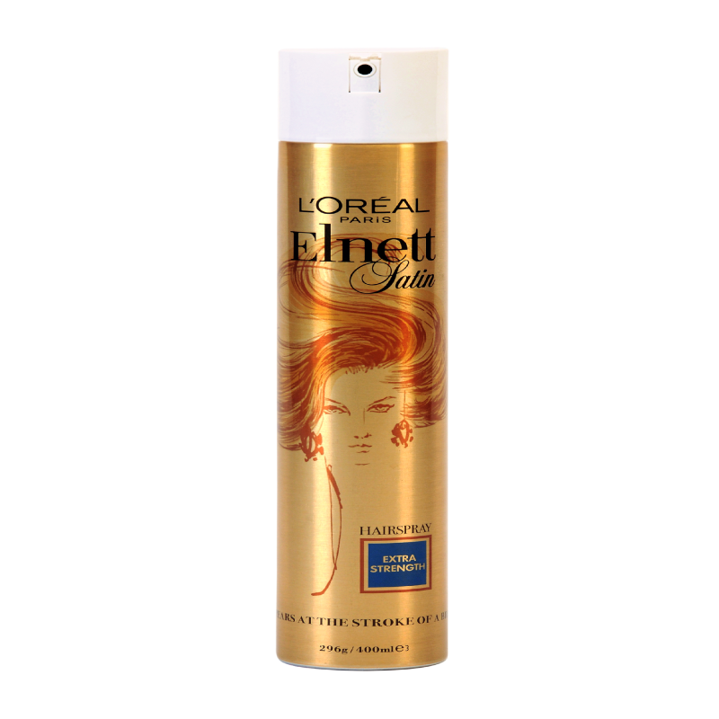 Λακ Χτενίσματος για Κανονικά Μαλλιά Satin Elnett L’Oreal (400 ml)