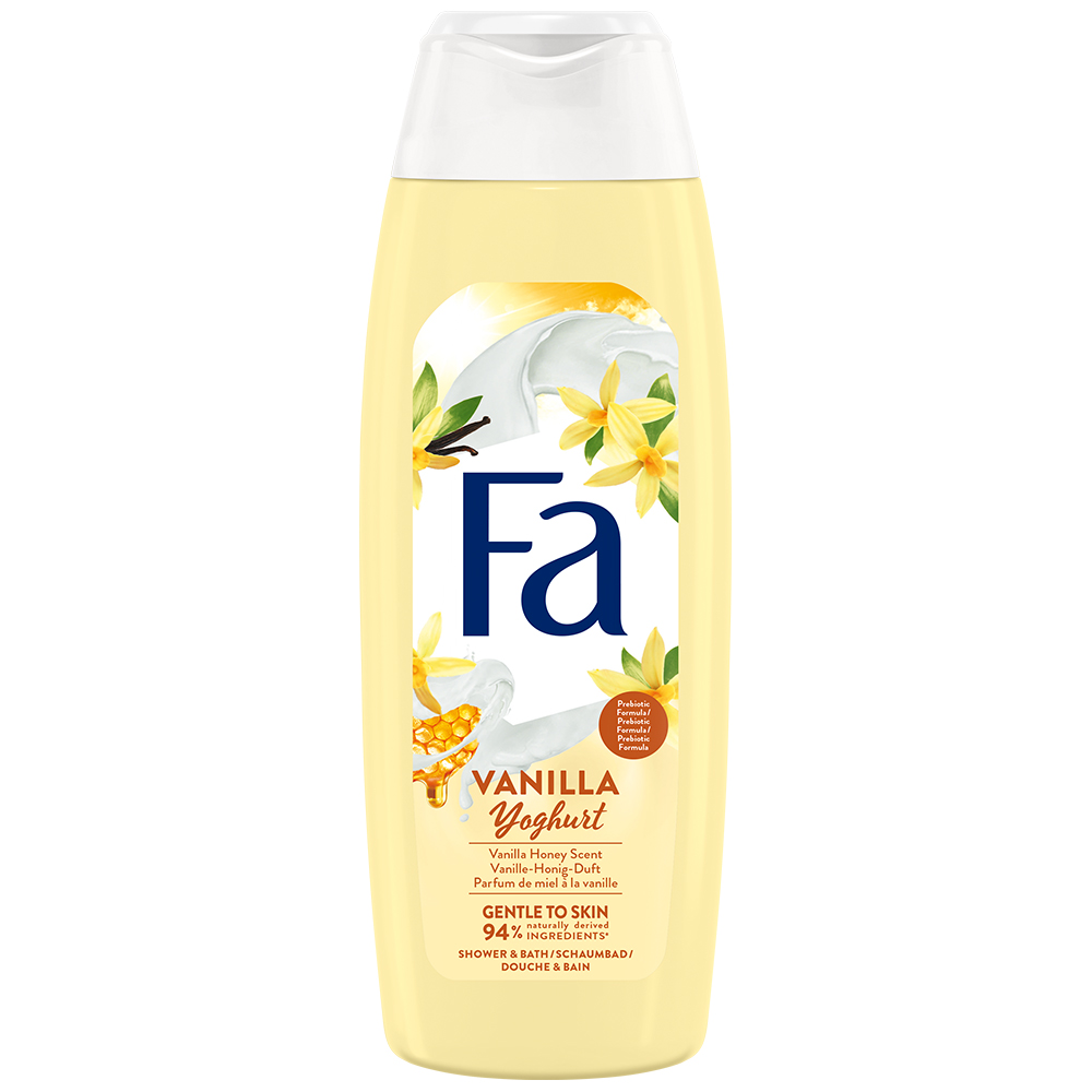 Body wash Yoghurt Vanilla Honey Fa 750 ml 1 1 Free