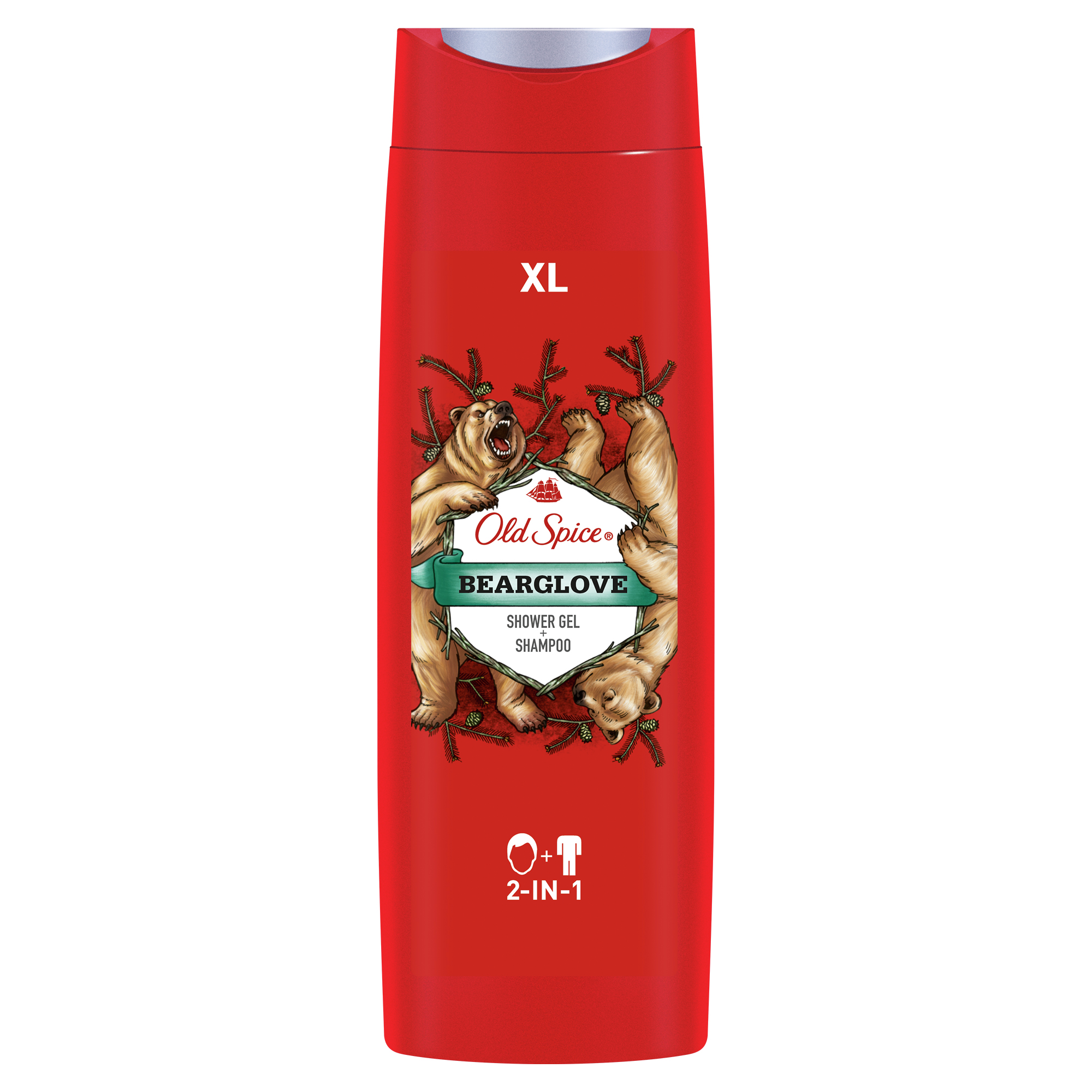 P&G Shower Gel και Σαμπουάν Bearglove Old Spice (400ml)